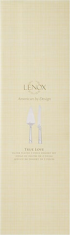 Lenox 812615 True Love Cake Knife & Server, Metallic