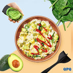 QPQ Good Grips Scoop And Avocado Masher Tool, Guacamole Masher- Slicing & Smashing, Ergonomic Non-Slip Handle, Perfect for Guacamole, Soft Fruits & Vegetables (Black)（Gift 3-in-1 Avocado Slicer）