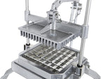 Hakka Commercial Lettuce Cutter, Heavy Duty Vegetable Slicer Cabbage Cutter Stainless Steel for Restaurant & Home Kitchen, Include 3 Blades(1 * 1", 1 * 1/2", 1/2 * 1/2")