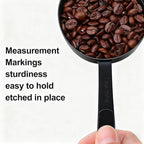 Measuring Cups and Spoons Set, Stainless Steel 10 Piece for Cooking and Baking (5 Cups + 5 Spoons, All Black)