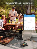 Govee Bluetooth Meat Thermometer, 230ft Range Wireless Grill Thermometer Remote Monitor with Temperature Probe Digital Grilling Thermometer with Smart Alerts for Smoker Cooking BBQ Kitchen Oven