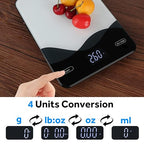 AIMILAR Food Scale, Chargeable LED Display 22lb with USB C Rechargeable Digital Kitchen Food Weight Scale for Baking and Cooking with Ounces and Grams 1g/0.1oz