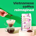 Copper Cow Premium Vietnamese Ground Coffee, 24 OZ | Classic Black Coffee | Dark Roast | Vietnamese Coffee