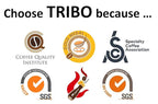 Tribo Coffee Single-Serve Portable Pour Over Drip Coffee - Campfire Blend - 10 Servings (Medium-Dark Roast)