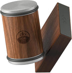 HORL 2 Walnut Rolling Knife Sharpener - Kitchen Knife Sharpener for Razor Sharp Edges Made in Germany - Easy Knife Sharpening Kit - Roller with Magnetic Holder with 15 & 20 Degrees