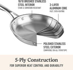 Premier Stainless Steel 10" Fry Pan