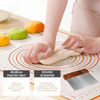 Sourdough Starter Kit with 2 Oval Banneton Proofing Baskets, 24oz Sourdough Jar, Silicone Pastry Mat, Bread Sling and Essential Tools for Sourdough Bread Making