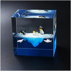 Woohome 3D Resin Moulds & Fillers - 20 Mini Penguin Casting Moulds for Art Resin Crafts & Jewelry Making