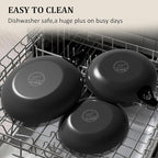YUTANN 8 Inch Cast Iron Skillet, Pre-Seasoned Frying Pan with Diamond-Textured for Oil-Saving Cooking, Nonstick & Non-Toxic, PFAS/PFOA-Free, Easy to Clean