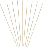 1600 Count | KingSeal Natural Bamboo Wood Grilling Skewers, 9 Inches x 2.5mm Diameter, for Shish Kebabs, BBQ, and Fruit Arrangements, Bulk Pack - 16 Packs x 100 Skewers