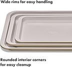 OXO Good Grips Non-Stick Pro Ceramic Coated Metal Bakeware Half Sheet Pan – Biscuit