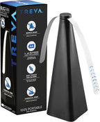 Treva Bug Fan Fly Deterrent with Holographic Blades to Clear Bugs, Mosquitoes, and Flies, Battery Powered Fly Fan 4 Pack