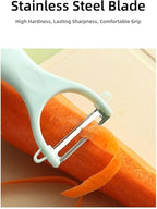 Kitchen peeler, potato peeler, vegetable peeler, carrot peeler, peeler, planer knife 3pcs/ packet Silver/pink/green