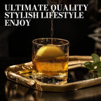 Whiskey Clear Ice Cube Maker, 2.5" Crystal Round Clear Ice Ball Maker for Freezer, 7 Cavity Large Sphere Whisky Ice Maker Circle for Cocktail Bourbon Scotch Brandy, Premium Gift for Lover