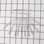 CHuangQi 5 Inch Endurance Stainless Steel Mini Whisk/Egg Beater, Set of 12