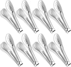 Serving Tongs, Kitchen Tongs,Buffet Tongs, XEVOM Stainless Steel Food Tong Serving Tong,small tongs, Serving Utensils (12 Inch)