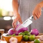 Knife Set with Block Knife Set German Stainless Steel 17 Piece Kitchen Knife Set Knife Knives Set，We Will also Throw In 1 Box Of 5 Piece Wine Corkscrew Set!