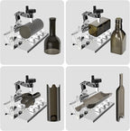 SZXDG Glass Bottle Cutter, 2025 Upgraded Glass Cutter and Glass Cutters Tools Kit for Wine, Beer, Whiskey, Rum, Vodka, Liquor, DIY Glass Bottle Cutter Kit, Glass Cutting Tool Craft Kit