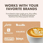 Dezcal Descaling Tablets - 120 Uses, Universal Compatibility with Keurig, Nespresso, Breville, De’Longhi, and More - Effective Descaler for Coffee Makers, Espresso Machines, Boilers, and More