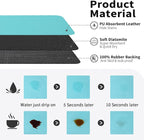 Coffee Mat - Absorbent Hide Stain Rubber Backed Dish Drying Mat for Kitchen Counter - Bar Mats for Countertops Accessories Fit Under Coffee Maker Espresso Machine