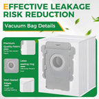 18 Pack Roomba Vacuum Bags for i7, i7+, i7Plus, i8, i8+, i3, i3+, i4, i4+, i6, i6+, s9, s9+, s9Plus, i and s Series Clean Base Automatic Dirt Disposal Bags