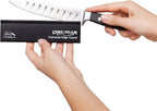 Ergo Chef 5pc Universal Knife Edge Guard Set (Red) Multi-sized/Chef knife, Santoku, Bread, Utility and Paring knives