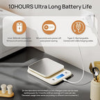 Digital Food Scale for Kitchen 11lb/0.1oz, 5kg/0.1g, Kitchen Scale for Cooking Baking, Built-in 300mAh Li-Battery, Rechargeable Type-C Charging White (1)