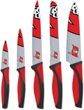 The Sports Vault NFL Tampa Bay Buccaneers 5-Piece Kitchen Knife Set