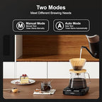 Ultrean 5.9" Coffee Scale, Rechargeable Coffee Scale with Timer, 3kg/0.1g Accuracy for Pour Over and Drip Coffee, Portable Digital Kitchen Scale with Automatic Timing, LCD Display