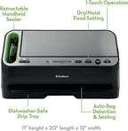 FoodSaver V4400 2-in-1 Vacuum Sealer Machine with Automatic Vacuum Sealer Bag Detection and Starter Kit
