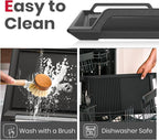 GASLAND Rectangular 2-in-1 Cast Iron Grill/Griddle Pan with Handles, Non-Stick & Non-Rust Coating for Induction Cooktop