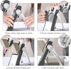 Safe Mandoline Slicer for Kitchen, 5 in 1 Vegetable Food Chopper, Potato French Fry Cutter, Fruit Slicer, Adjustable Thickness 0.1-8 mm, Kitchen Chopping Artifact Fast Meal Prep (Gray)