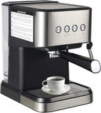 Coffee Machine, Spoon and Tamper Small Drip Coffee Machine, 1.5L Semi-automatic Coffee Machine, Latte Maker with Adjustable Shot Volume for Home