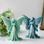 Butterfly Angel Candle Resin Mold - Resin Casting Silicone Molds for Home Decor & Candle Making Wave Spiral Mold