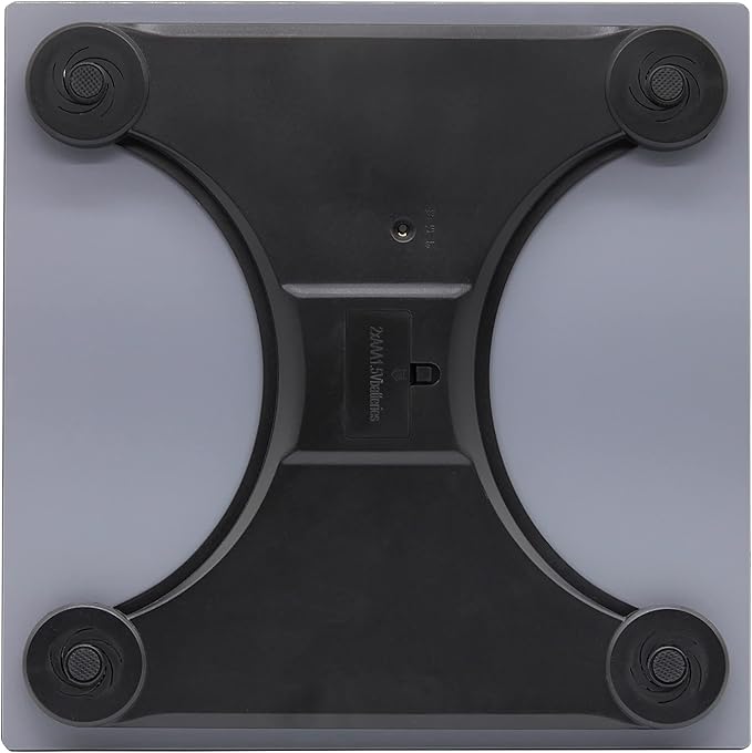 Taylor Digital Scales for Body Weight, Highly Accurate 400 LB Capacity, Unique Blue LCD, Auto on and Off Scale, 11.8 x 11.8Inches, Stainless Steel
