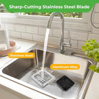 Replacement Chopper Blade Commercial Vegetable Chopper Dicer Stainless Steel Blade for Fruit Cutting Machine Tomato French Fries Cutter (1/2″ Blade)