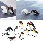 Woohome 3D Resin Moulds & Fillers - 20 Mini Penguin Casting Moulds for Art Resin Crafts & Jewelry Making