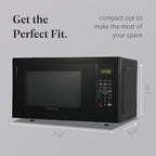 Farberware FMWEI11BKA Microwave, 1.1 Cu. Ft, Black