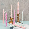 8 Pack Spiral Candle Mold Pillar Candle Cylinder Molds - 8 Style - Resin Casting Silicone Molds for Home Decor & Candle Making Wave Spiral Mold