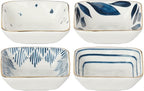 Lenox Blue Bay 4-Piece Stacking Dip Bowl Set, 0.95 LB
