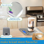 Sourdough Proofing Basket Set: Banneton Bread Basket with 15 PCS Baking Supplies - Sourdough Starter Kit with Jar & Scale for Handmade Baker's (Round+Oval Set)