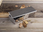 THORIUM BBQ Smoker Box | Charcoal Gas Grill Smoker Box for Meat Smoking | Add Delicious Barbecue Flavor to Your Meats | Durable Stainless Steel Hinged Lid | Includes Corn Needle Grilling Accessories