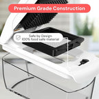 Fullstar Vegetable Chopper and Spiralizer - Food Chopper with Container, Fruit Slicer, Kitchen Gadgets & Accessories, Home Essentials (9 in 1, Black)