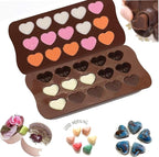 4 Pack:Chocolate Molds Silicone,Flowers Silicone Molds,Cake Chocolate Mold, Wedding Cake Decorating Tools,Fondant Sugarcraft Cake Molds.Non-Stick and Food Grade Silicone Molds for Chocolate Candies.