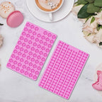 2 PCS Mini Silicone Molds, 106 Cavity Dog Bone + 69 Cavity Paw Mold for Baking Biscuits, Cookies, Candy, Chocolate, Jelly Pet Dog Treats