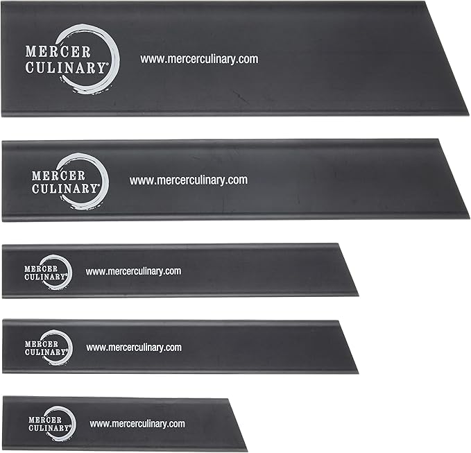 Mercer Culinary 5-Piece Knife Guard Set, Multiple Sizes, Black