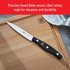 ZWILLING Twin Signature 6-Piece Razor-Sharp German Knife Block Set, Made in Company-Owned German Factory with Special Formula Steel perfected for almost 300 Years, Dishwasher Safe