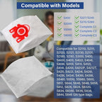 18 Packs 3D Airclean FJM Vacuum Bags Replacement for Miele Compact C1 Vacuum Type FJM,Compact C1,Compact C2,S6000-S6999,S4000-S4999,S700,S500-S578 with 6 Motor Protection Filters,6 AirClean Filter