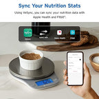 Etekcity Nutrition Smart Food Kitchen Scale, Digital Ounces and Grams for Cooking, Baking, Meal Prep, Dieting, and Weight Loss, 11 Pounds-Bluetooth, 304 Stainless Steel (Pack of 10)