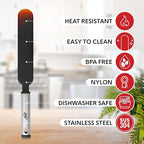 Silicone Spatula Set, 17 Piece Baking Utensils, Nylon and Stainless Steel, Non Stick and Heat Resistant Bakeware set New Baker's Gadget Tools Collection